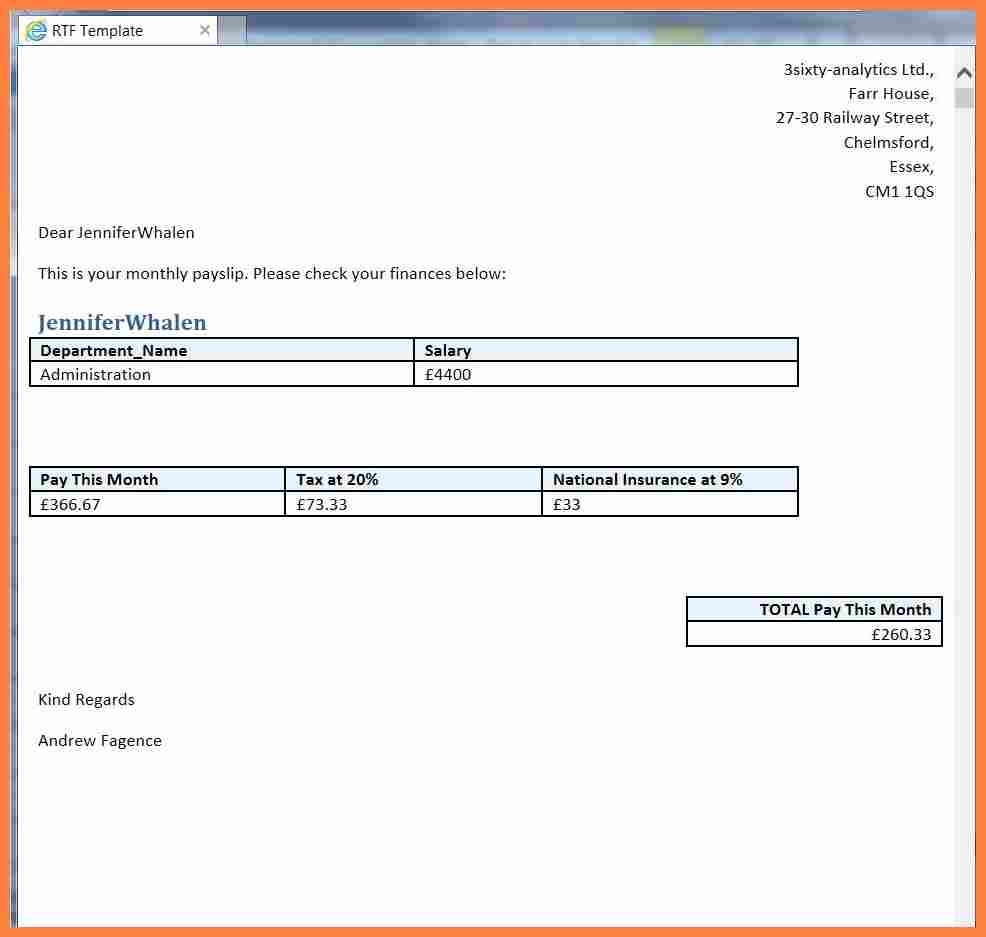 Salary Certificate Format Free Download In Excel Copy Employee