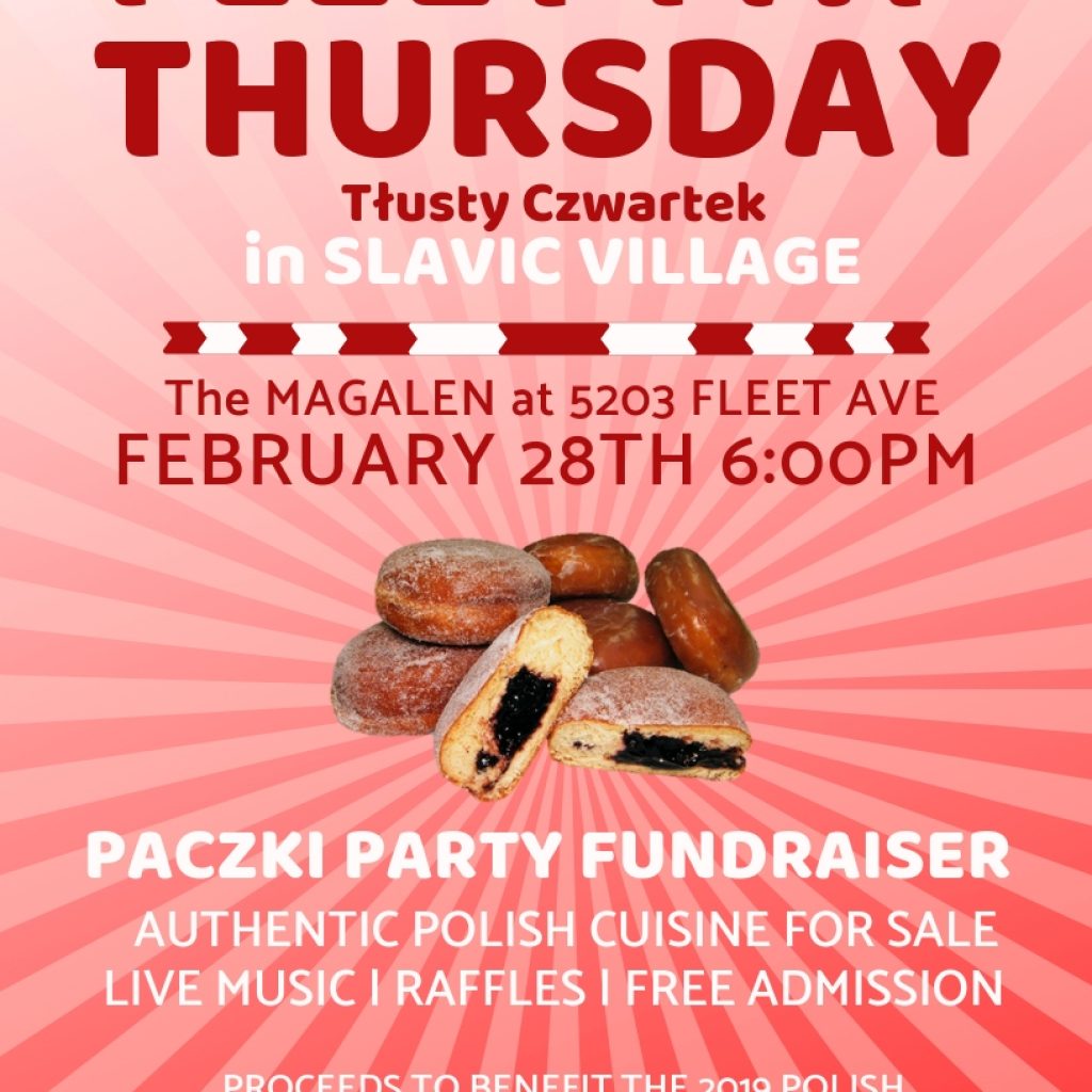 Slavic Village Fleet Fat Thursday Tusty Czwartek