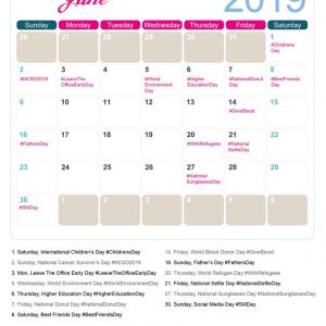 The 2019 Social Media Holiday Calendar Make A Website Hub