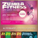 The Zumba Fitness Class Flyer Template Is Sold Exclusively On