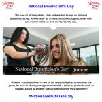 Today We Celebrate National Beauticians Day Encouraging Everyone To