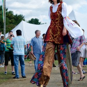 Walking On Stilts Stock Photos Walking On Stilts Stock Images Alamy