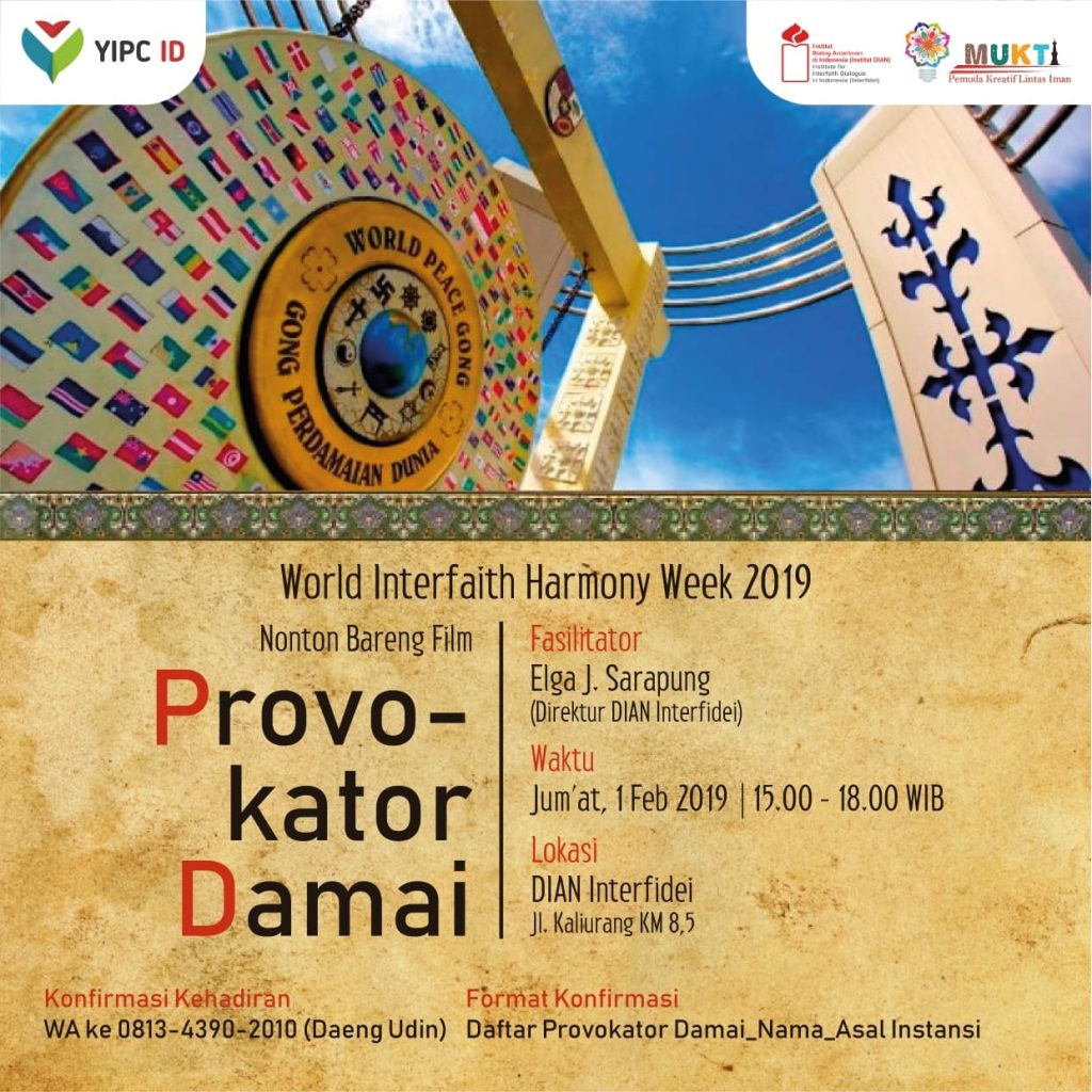 Watch A Movie Peace Provocateur World Interfaith Harmony Week