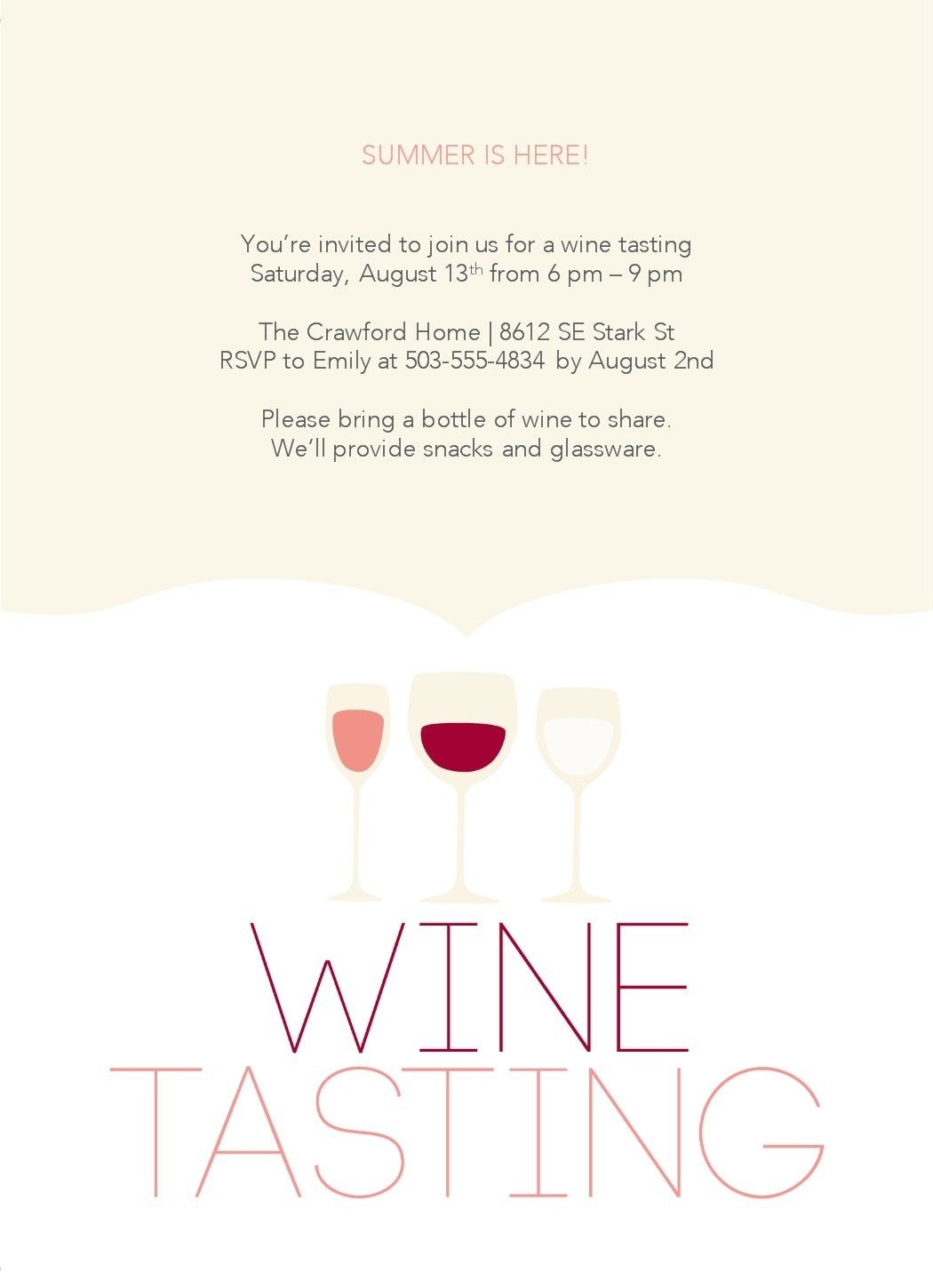 Wine Tasting Party Template Wine Tasting Invitations Free Party 