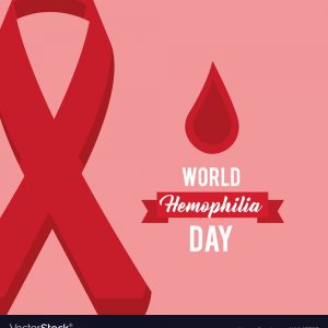 World Hemophilia Day Celebration Medical Vector Image