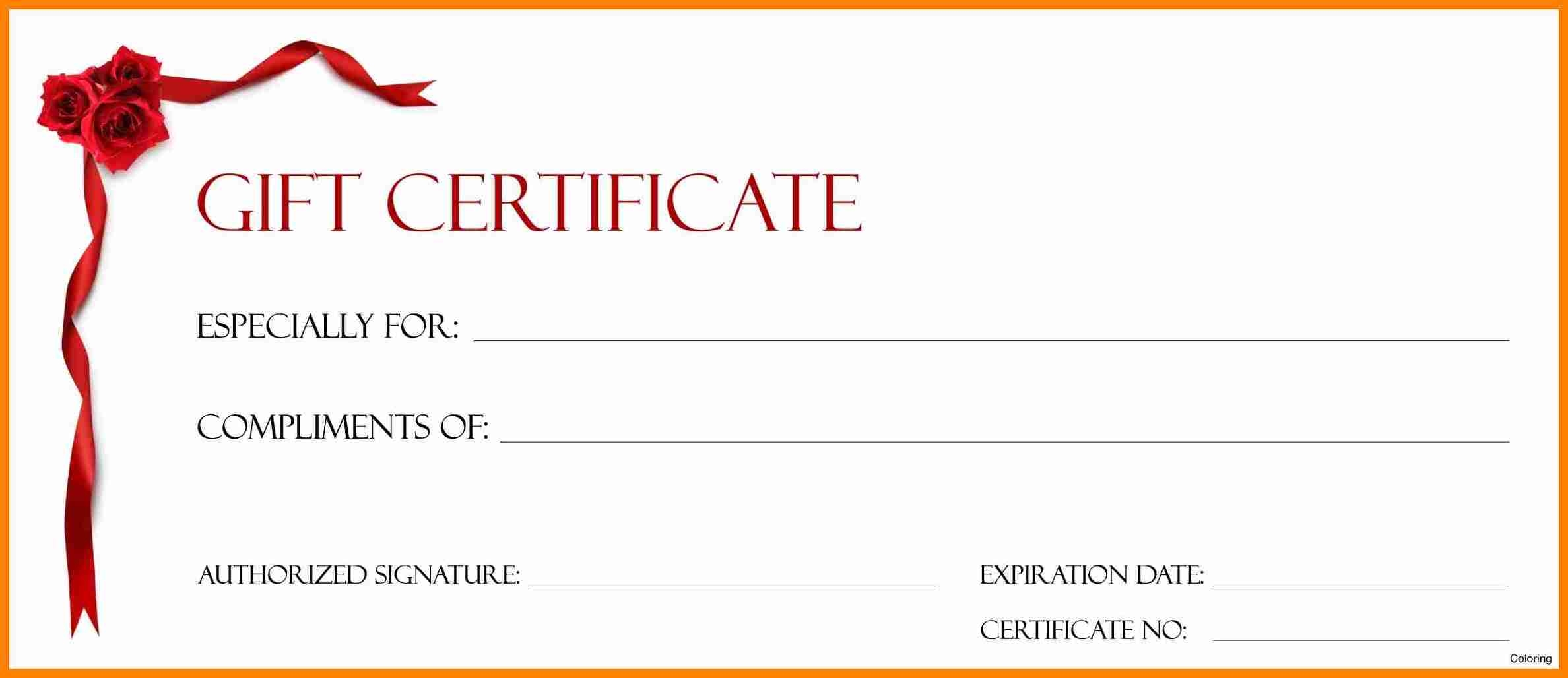 10 Free Gift Certificate Template For Word Quick Askips