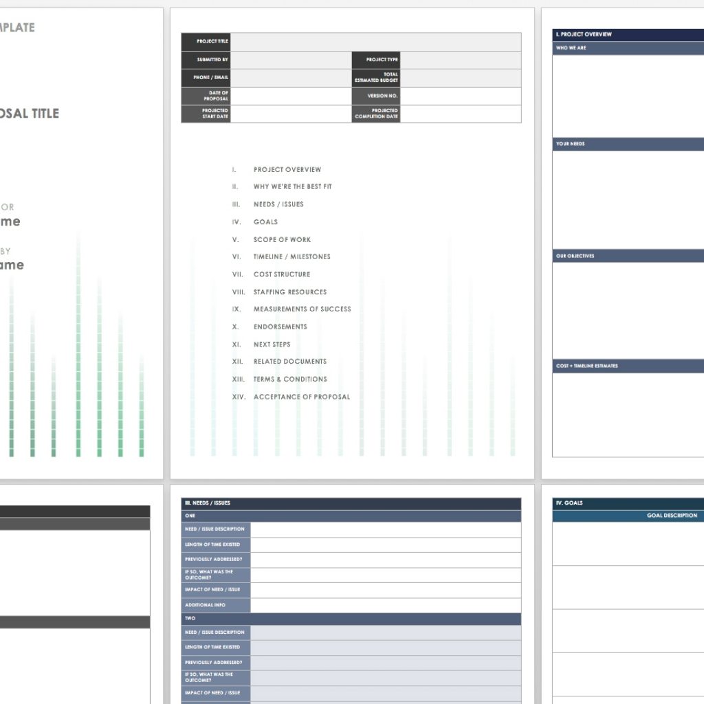 17 Free Project Proposal Templates Smartsheet