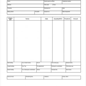 20 Free Pay Stub Templates Free Pdf Doc Xls Format Download