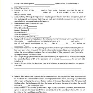 40 Free Loan Agreement Templates Word Pdf Template Lab