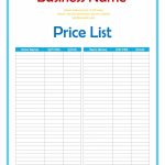 40 Free Price List Templates Price Sheet Templates Template Lab