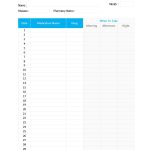 40 Great Medication Schedule Templates Medication Calendars