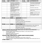 40 Printable House Cleaning Checklist Templates Template Lab