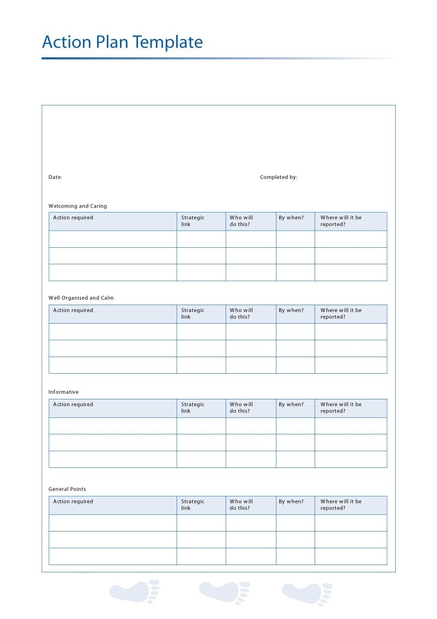 45 Free Action Plan Templates Corrective Emergency Business 