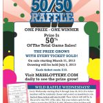 50 50 Raffle Flyer Template Sports 50 50 Raffle Raffle Tickets