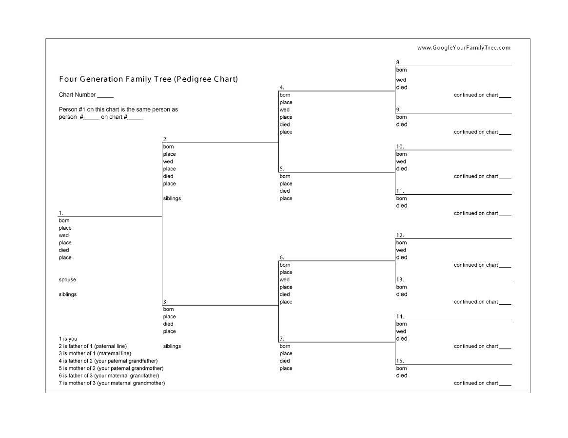 50 Free Family Tree Templates Word Excel Pdf Template Lab 