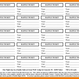 9 Raffle Ticket Template Reptile Shop Birmingham