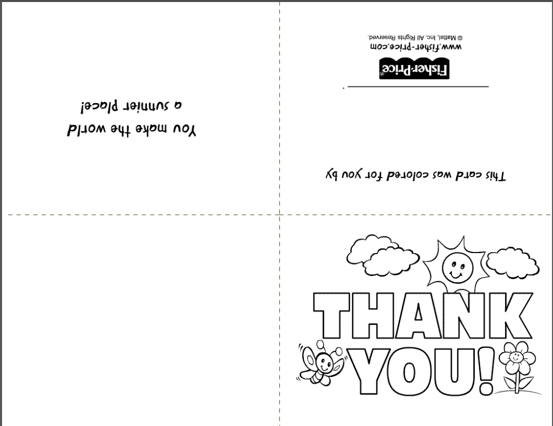 Best Solutions For Foldable Thank You Card Template Of Your Example 