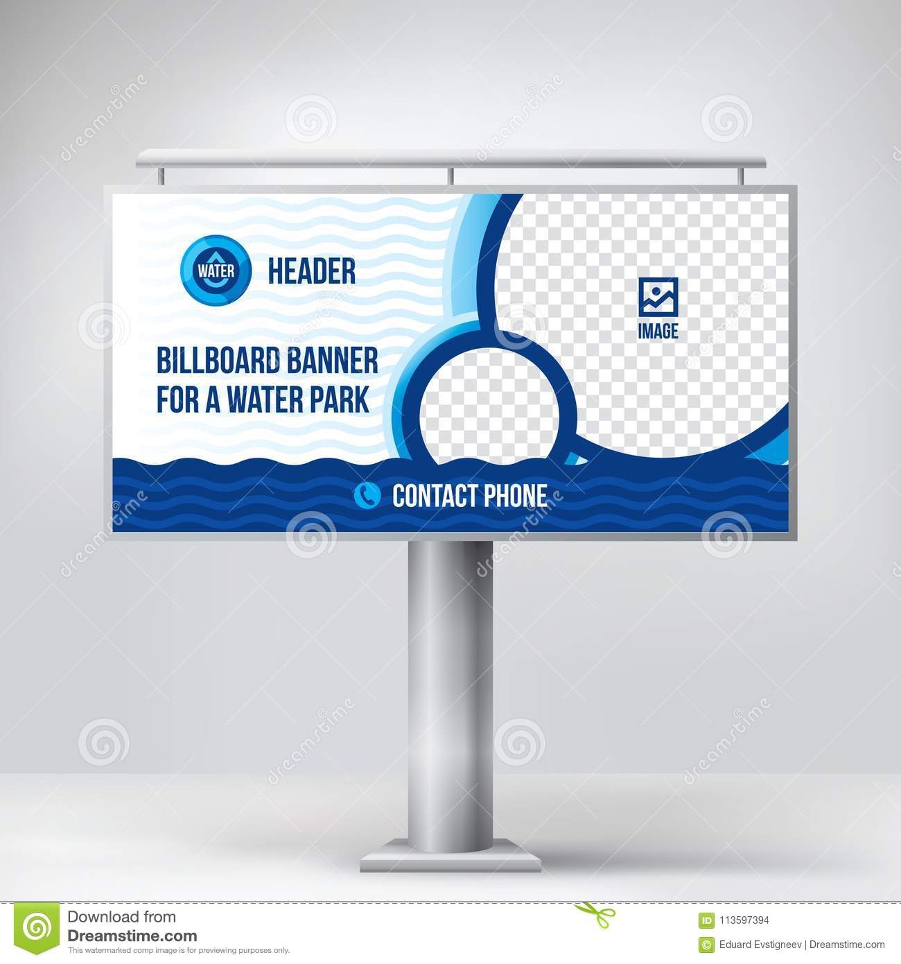 Billboard Design Template Banner For Outdoor Advertising Posting