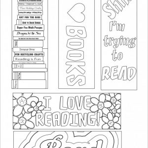 Blank Bookmark Template Bookmark Template Bookmarker Ideas