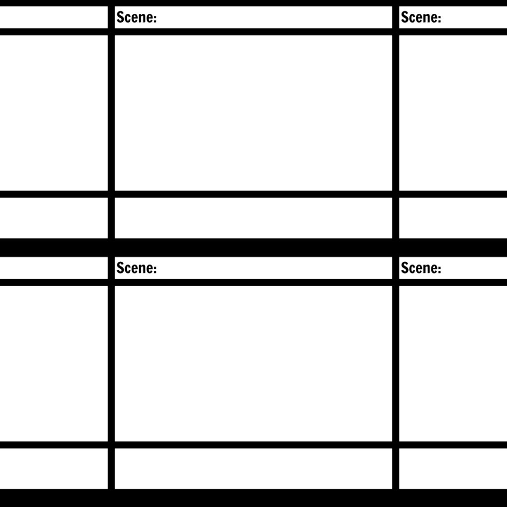 Blank Film Storyboard Template Storyboard Anna Warfield