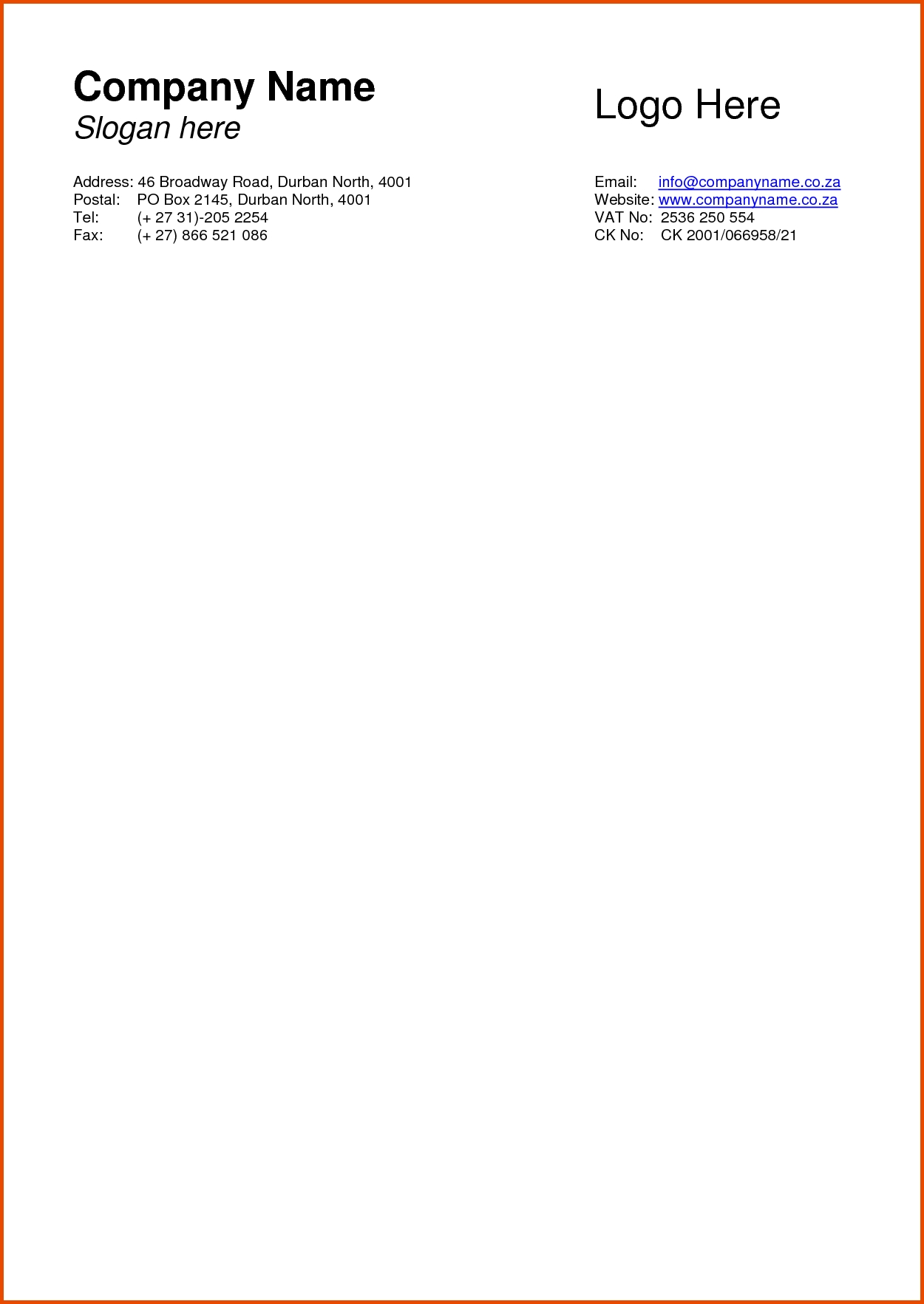 Business Letterhead Format Business Letterhead Examples Into 