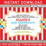 Carnival Invitation Template Carnival Invitations