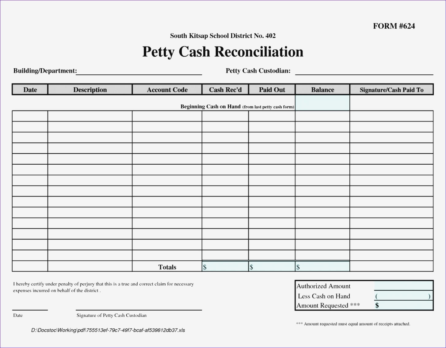 Cash Reconciliation Template Charlotte Clergy Coalition