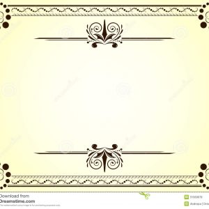 Certificate Stock Vector Illustration Of Nobody Frame 31569678