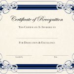 Certificate Template Designs Recognition Docs Blankets Free