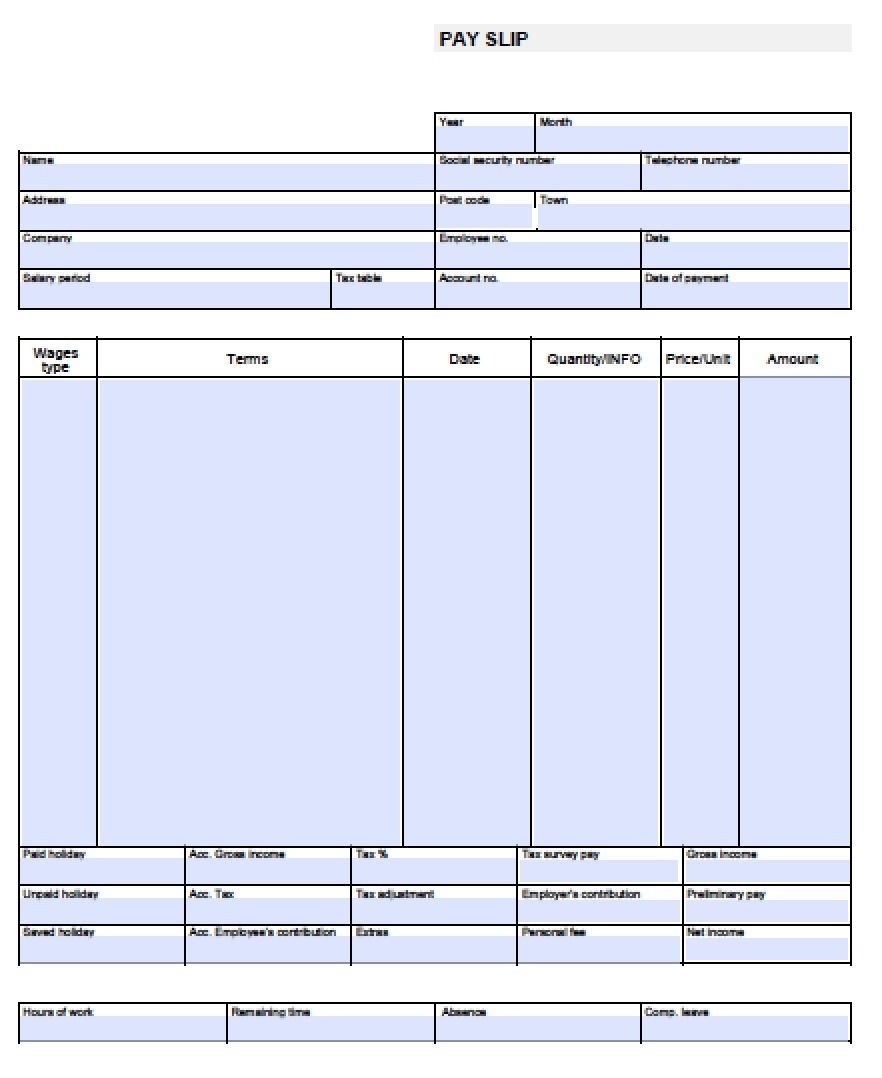 Check Stub Template Free Pay Stub Template Free Blank Usa Pay Stub