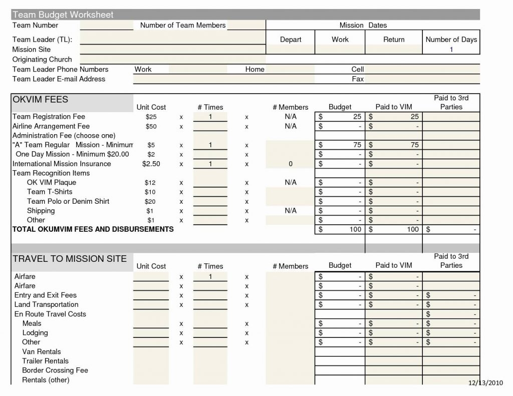 Church Financial Statements Excel Underbergdorfbibco