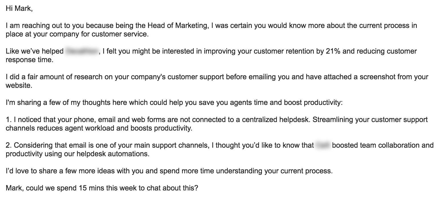 Cold Email Template 7 Cold Email Examples That Guarantee A Response