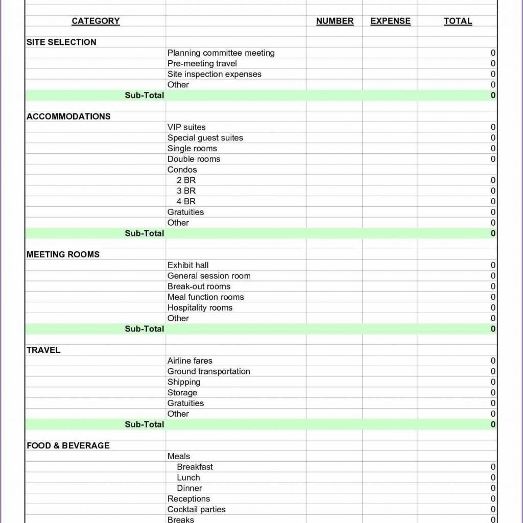 Conference Checklist Planning Pdf Room For Organizer Event Template