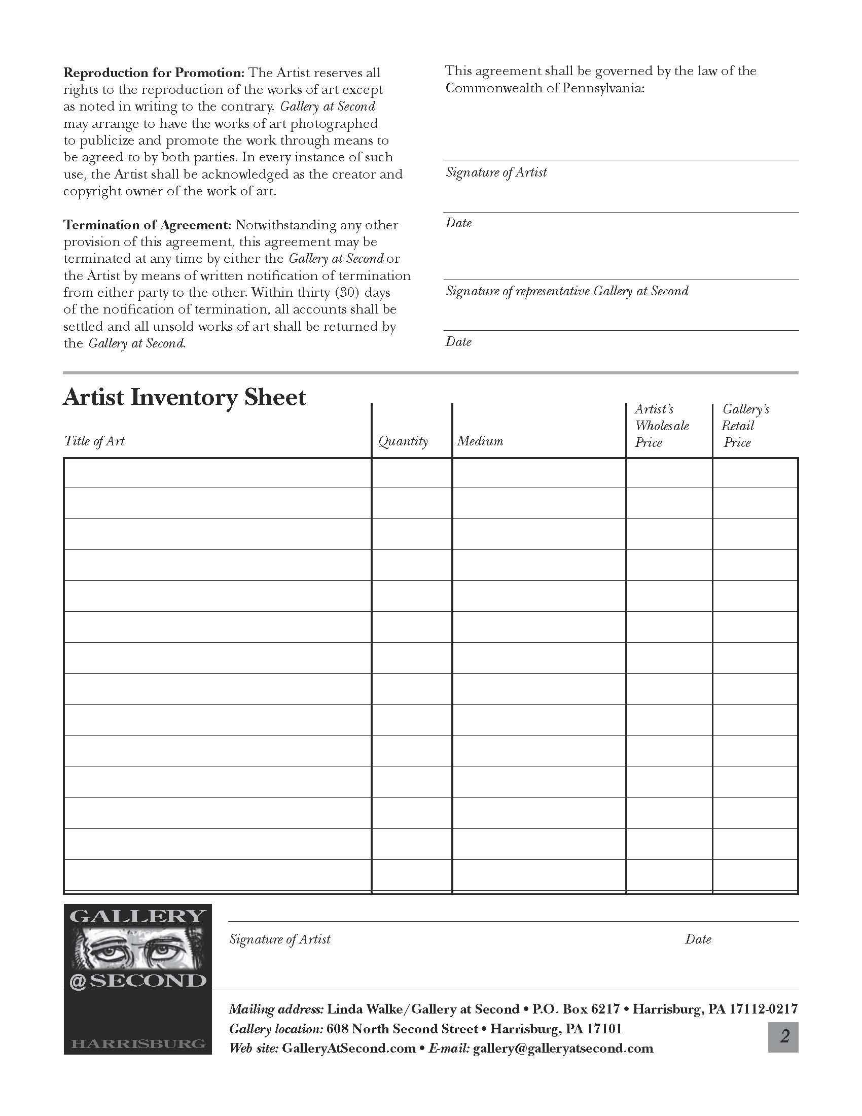 Consignment Agreement Pdf 79755 Agreement Consignment Agreement Form 