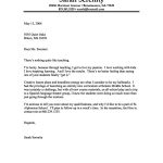 Cover Letter Example Of A Teacher With A Passion For Teaching Job