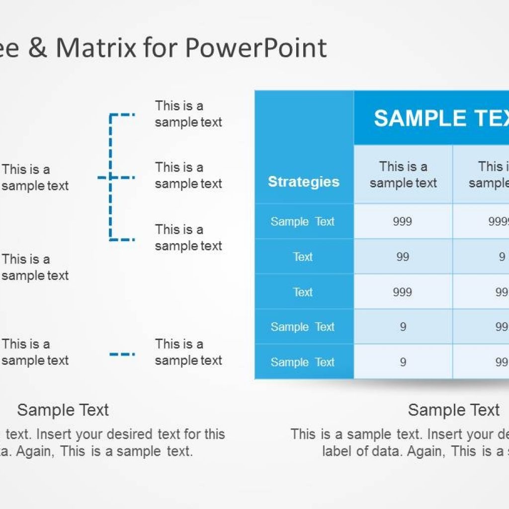 Decision Tree Matrix Template For Powerpoint Slidemodel