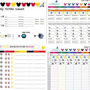 Disney World Itinerary Planner Template Laobingkaisuo With Disney