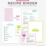 Diy Recipe Book With Free Printable Recipe Binder Kit