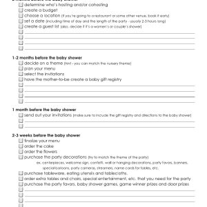 Download Ba Shower Checklist Template Excel Pdf Rtf Word