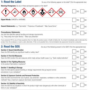 Download The Chemical Quick Assessment Form