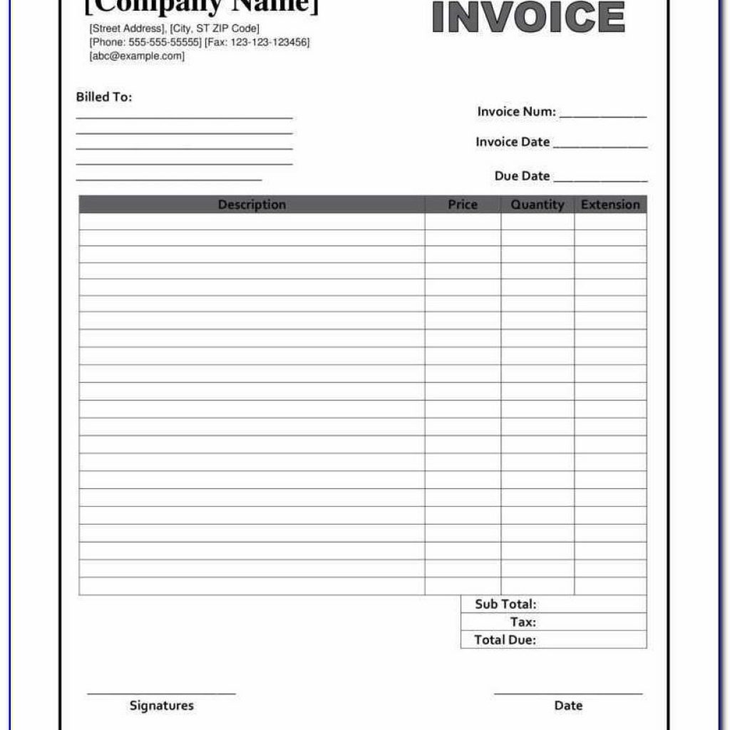 Downloadable Invoice Template Beautiful Printable Invoices Templates