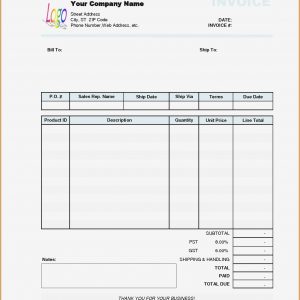 Editable Invoice Format In Word Blank Template Free Pdf Download