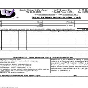 Example Return Invoice Sale Or Format Sample