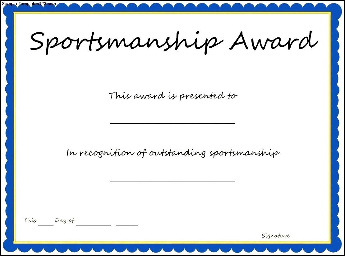 Extra Effort Award Template Sample Templates Outstanding Certificate 