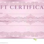 Fake Money Gift Certificate Template Blank Coupon Voucher Reeviewerco