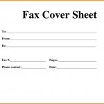 Fax Cover Sheet Template Kleobergdorfbibco