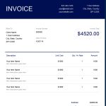 Free Attorney Invoice Template Download Now Get Paid Easily