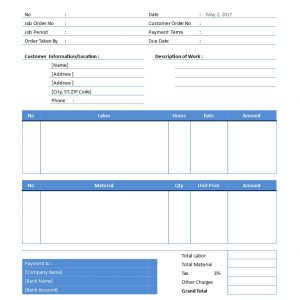 Free Basic Plumbing Invoice Templates At Allbusinesstemplates