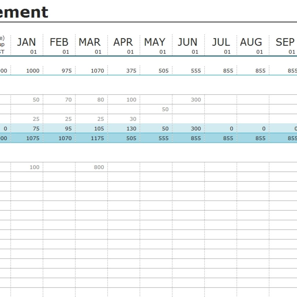 Free Cash Flow Statement Templates For Excel Invoiceberry