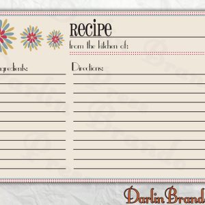 Free Editable Recipe Card Templates For Microsoft Word Awesome